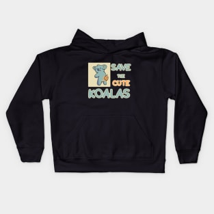 Trending Save The Cute Koalas Kids Hoodie